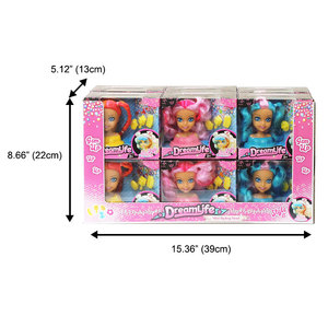 Mini Cabeza de Vinilo de 27cm para Peinado con Pegatinas, Cepillo y Peine, Cuerpo de Silicona, Modelo de Juguete para Práctica de Peinado DIY - Product Image 5