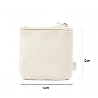 Mini porte-monnaie en néoprène avec logo personnalisé, fermeture éclair, pochette souple portable pour femmes, petits objets quotidiens, organisateur de clés et de cartes de crédit