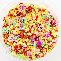 DIY Franse Hartvormige Esdoornblad Nagelsticker 3D Appel Sinaasappel Kiwi Fruit Nageldecoratie Schijfjes Polymeerklei 1KG