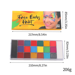 Bview Art visage corps peinture huile Palette professionnel Flash Non toxique sûr tatouage Halloween FX fête artiste fantaisie <span class=keywords><strong>maquillage</strong></span> Kit - Product Image 6