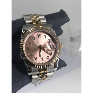 Men's Luxury Arabic <b>Automatic</b> Mechanical Watch with Custom Dial 28.5mm NH35 Movement Stainless Steel Strap Waterproof <b>Wristwatch</b> - Product Image 4