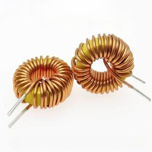 <b>Magnetic</b> <b>ring</b> inductor, yellow and white <b>ring</b>, 8026-47UH, high current 12A, <b>ring</b>-shaped inductor with 1.2 wire diameter. - Product Image 1