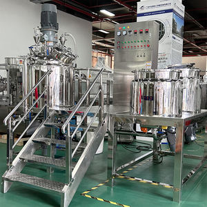 Recipiente mezclador homogeneizador cosmético de gran capacidad de 100L, 200L, 300L, 500L, tanque de mezcla química con agitación eléctrica superior - Product Image 1