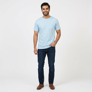 Nueva Llegada 2026, Camisetas de Manga Corta para Hombre, 100% Algodón, Delgadas, Transpirables, de la Mejor Calidad, Personalizables, Directo de Fábrica - Product Image 1