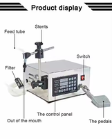 Machine de remplissage numérique de bouteilles en verre Moonpack BLNLT130 pour eau pure, huile d'olive, parfum, cosmétiques, jus, lait avec pompe, bouteille F