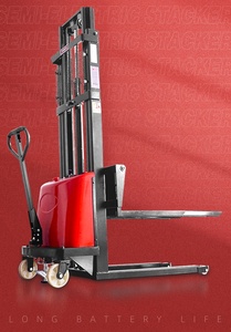 Auto Triple Parking Lift Walkie Reach <span class=keywords><strong>Stacker</strong></span> Voor Containers Automaat Hydraulische Handleiding 118 High Volledig Aangedreven 1.5 Ton Aut - Product Image 4