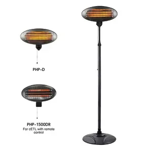 Soft Safe Warm Quartz Tube Electric Wall Mounted Patio Infrared Heater 2000W Freestanding,wall Mounted Heat Radiation CN;ZHE OEM