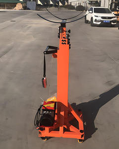 Plateforme élévatrice mobile électrique professionnelle de chantier de 300 kg, 3,65-6,2 m, pour travaux de porte à enroulement, de climatisation - Product Image 5