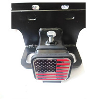 Cnc personnalisé pièces automobiles transfrontalières voiture bouchon d'obturation remorque crochet bouchon anti-poussière bouche carrée housse de protection 2 pouces couvercle de remorquage