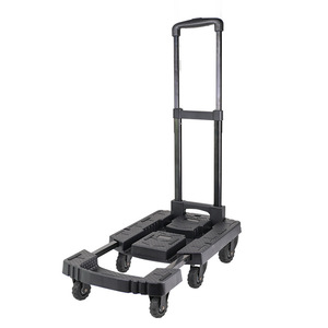 Youhui <b>Foldable</b> Luggage <b>Cart</b> 601725530624 Portable Shopping Trolley With Wheels For Grocery Delivery - Product Image 5