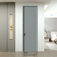 Harga Grosir Pintu Interior Kayu Ringan QD-SD-2001-A Pintu Kayu Kristal Karbon Minimalis Modern dengan Isian Inti Graphene