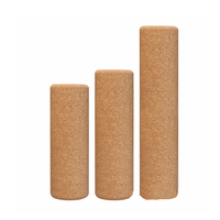 Rodillos de Espuma para Gimnasio de Corcho Natural Ecológico de Alta Densidad NB-TC de Time-Create, Rodillos de Yoga de Calidad para Relajación y Alivio Muscular