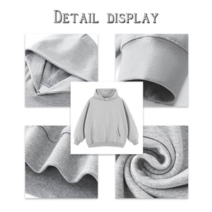 <span class=keywords><strong>Sweat</strong></span>-shirt à capuche surdimensionné pour <span class=keywords><strong>homme</strong></span> en molleton 100% coton de haute qualité, logo personnalisé, écologique, couleur unie, automne - Product Image 6