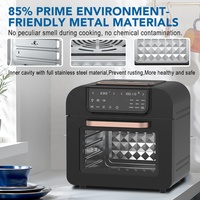Appareil ménager intelligent Four grille-pain vapeur et cuisson en 1 friteuse à air Horno-Convectric-Electrico de haute qualité