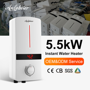 Instant Heating Electric Water Heater 3.5-5.5KW Stainless Steel Heating element Triple protection Safe to Use in Hotel <b>Rooms</b> - Product Image 6