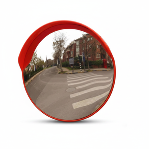 45 cm Convex Traffic Safety <b>Mirror</b> for Indoor & Outdoor Use for Parking Lots-Durable PC Material - Product Image 2