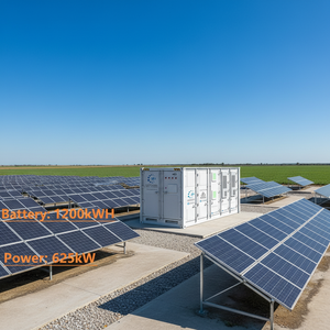 Estación de Energía Solar Industrial IP54 con Batería LiFePO4 de 380/400V, 960kWh, 1.2mWh, BESS, Refrigeración por Aire, Contenedor Todo en Uno, Híbrida - Product Image 1