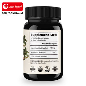 Extrait de racine de maca biologique 1200 MG pour femmes et hommes, <span class=keywords><strong>aphrodisiaque</strong></span>, complément alimentaire à base de racine de maca, 120 capsules, pilules pour l'agrandissement du pénis - Product Image 6