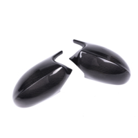 1 paire pour BMW E87 E81 E82 E90 E91 E92 E93 Pre LCI rétroviseur latéral garniture de boîtier en Fiber de carbone Style couverture de rétroviseur de voiture