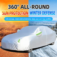 Housse de protection universelle pour véhicule, imperméable, résistante aux UV, anti-poussière, pour voiture, SUV, berline, pour le stationnement et le stockage en extérieur