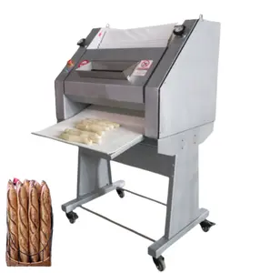 Mesin pencetak adonan Baguette peralatan pemotong tandu dan pemotong roti panggang lengkap industri