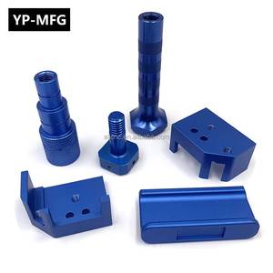 Blue Anodizing Parts Machining OEM Precision Aluminum Components Custom CNC Machined Metal Products - Product Image 2