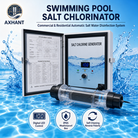 Générateur de chlore au sel pour piscine, moniteur de salinité à cellule en titane robuste, désinfection murale, directement de l'usine