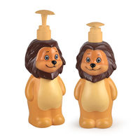 Flacon de gel douche en plastique vide pour bébé en forme d'éléphant, flacon de shampoing pour bébé, vente en gros, 300 ml, 10 oz, cosmétique unique, lotion en PE