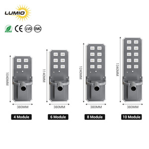 Réverbère haute luminosité Lampara Solares éclairage extérieur intégré villes éclairage solaire extérieur alimenté par batterie lampadaire solaire - Product Image 2