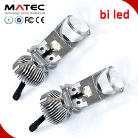Nouveau phare automatique Y6 Hi/Lo H4 LED Mini projecteur lentille 40W 4000lm Super lumineux Haute puissance Kit de conversion LED H4 pour voiture