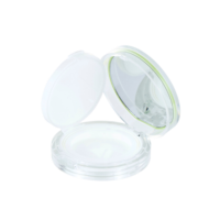A730 Nouvelle conception populaire de luxe, boîte à coussin d'air ronde transparente pour crème BB et crème CC, avec revêtement UV, couleur nude, prix