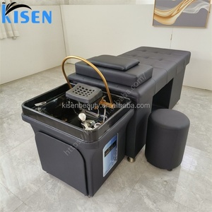 Kisen Mobile Shampoo Basin Salon Massage Table Head Spa Sauna <b>Bed</b> with Water Circulation System Light Therapy on Sale - Product Image 6