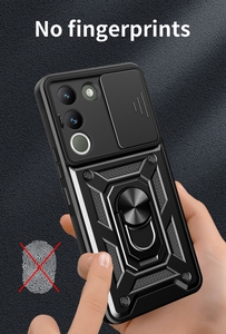 Offre Spéciale fenêtre coulissante pleine caméra lentille porte-anneau de protection étui de téléphone portable pour Vivo V29e Y200 S16 Pro V27e - Product Image 3