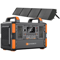Générateur silencieux portable 2400W 3000W 200W 600W avec panneau solaire Source d'alimentation centrale de secours et alimentation de stockage d'énergie