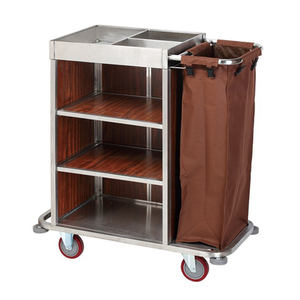 Hot Koop Factory Direct Aangepaste Grootte Rvs Hotel Bagage <span class=keywords><strong>Trolley</strong></span> - Product Image 1