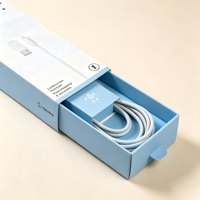Boîtes d'emballage personnalisées pour câbles USB, imprimées sur mesure, vides