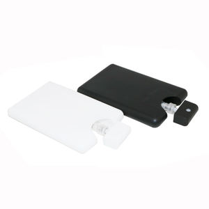 Mini siyah beyaz el dezenfektanı cep parfüm 20ml kredi kartı sprey şişesi - Product Image 3