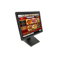 Moniteur à écran tactile 15 pouces avec écran HD et entrée VGA pour système de point de vente pour restaurant cher nouvel accessoire informatique