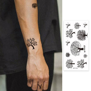 Alta calidad <span class=keywords><strong>3D</strong></span> realista naturaleza árbol tatuaje pegatina temporal personalizado <span class=keywords><strong>tatuajes</strong></span> 10.000 + diseños - Product Image 1