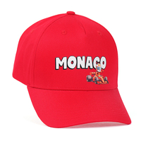 Gorra de Béisbol Personalizada Roja de 5 Paneles, Impermeable, Unisex, Deportiva, de Sarga de Algodón, con Letras Impresas y Logotipo Bordado, Ajustable en la Parte Trasera