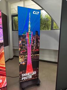 Indoor Foldable LED Display 1080P Resolution 5000cd Brightness 178 Viewing Angle Floor <b>Stand</b> IP65 Waterproof 5-Year Warranty - Product Image 2