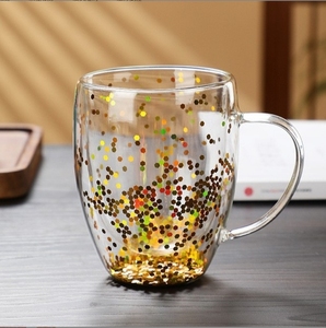 Tazas y Jarras de Café Capuchino Ecológicas, Aisladas, Reutilizables, Elegantes, Económicas, Hechas a Mano, de <span class=keywords><strong>Doble</strong></span> Pared, Transparentes, de 340 ml (11 oz) - Product Image 6