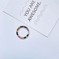 Koreaanse Retro Dunne Churky Acryl Ringen Voor Meisjes Persoonlijkheid Transparante Kleur Mode Sieraden Ringen Groothandel Custom