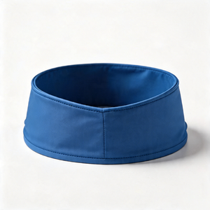 หมวกกันแดดกีฬาสีน้ำเงิน UPF50+ ผ้าคอตตอนแห้งเร็ว สกรีนโลโก้ได้ สำหรับทุกเพศ เหมาะสำหรับเทนนิส กอล์ฟ วิ่ง ปั่นจักรยาน - Product Image 4