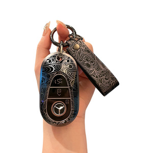 ฝาครอบเคสกุญแจรถยนต์ TPU สำหรับอุปกรณ์เสริม Mercedes Benz: <span class=keywords><strong>พวง</strong></span><span class=keywords><strong>กุญแจ</strong></span>รถยนต์สำหรับตกแต่ง - Product Image 1