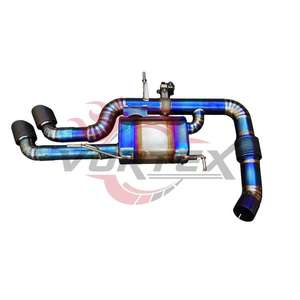 Système d'échappement léger haute performance en alliage de titane bleu brûlé Vortex F06 F12 F13 640i 650i, ajustement universel 1,2 mm, garantie 24 mois - Product Image 6