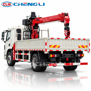 Grúa montada en camión Dongfeng 4x2 con capacidad de elevación de hasta 8.5 toneladas para construcción y transporte de carga - Product Image 3