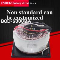 Huizheng Bod-6000W transformateur d'isolement toroïdal 6Kva amplificateur Audio alimentation 220V 110V/24V matériau en cuivre monophasé