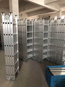 Mở Rộng Nhôm Thang Dây Thang Giá Đa Chức Năng Bước Thang - Product Image 6