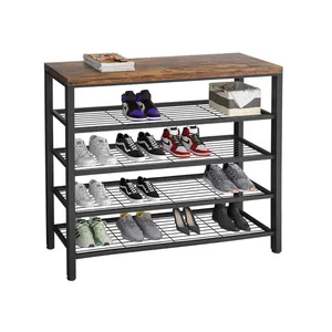 Modern Shoe Cabinet Living Room Furniture Display Racks Hotel Shoe Storage Bench Metal Shoe Racks